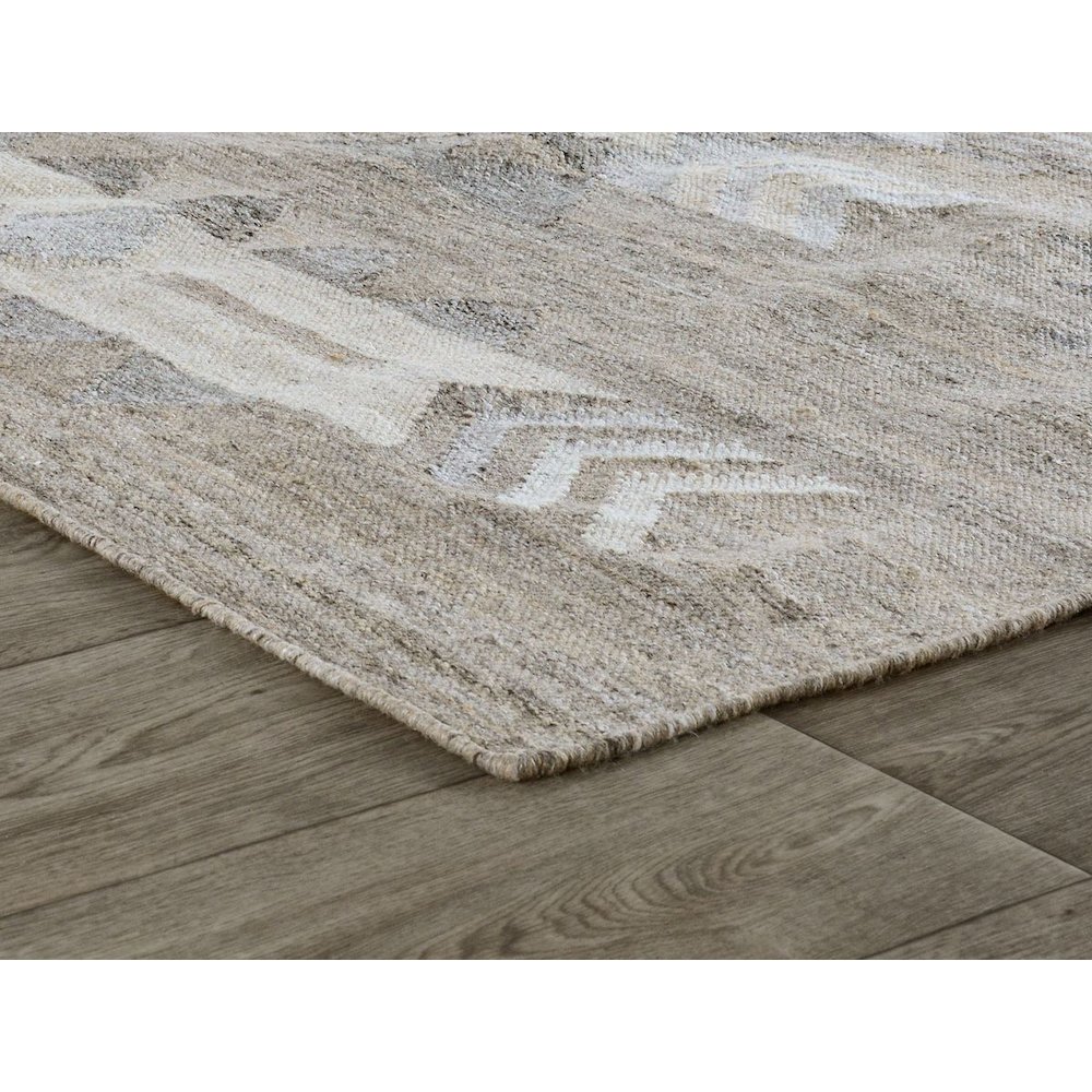 Alpena 8x10 Indoor Outdoor Handwoven Gray Multi Area Rug by Kosas Home. Picture 2
