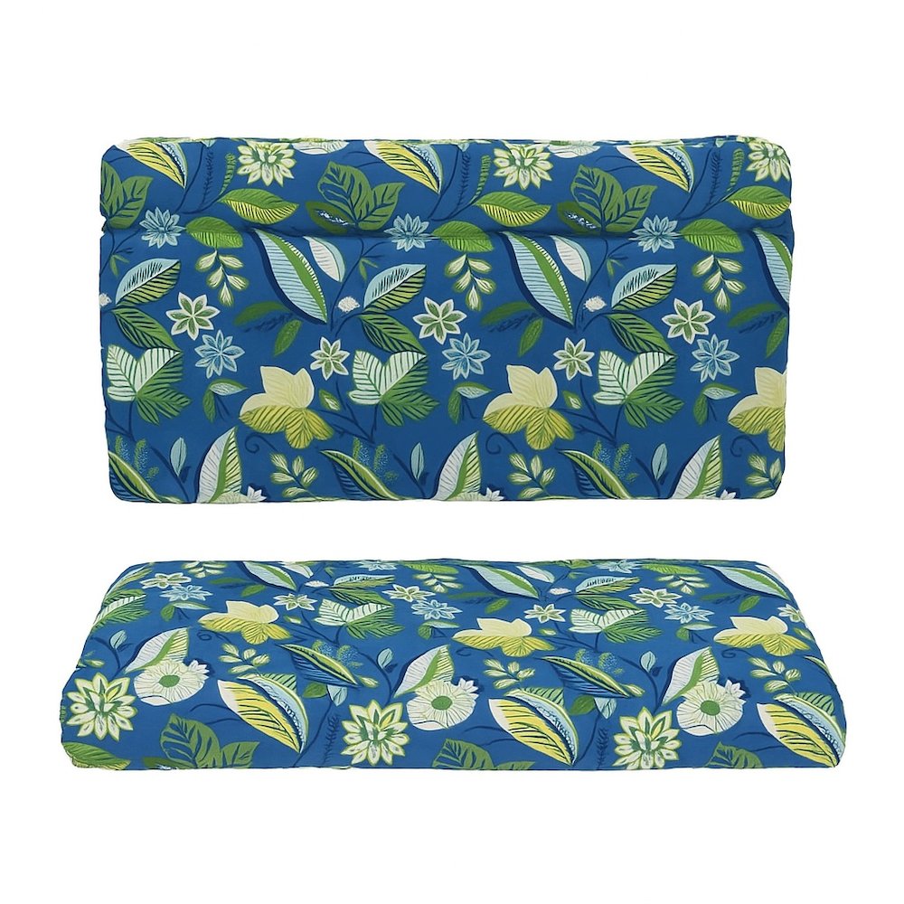 Oudoor Loveseat Glider Cushion (1 Piece Seat and Back). Picture 1