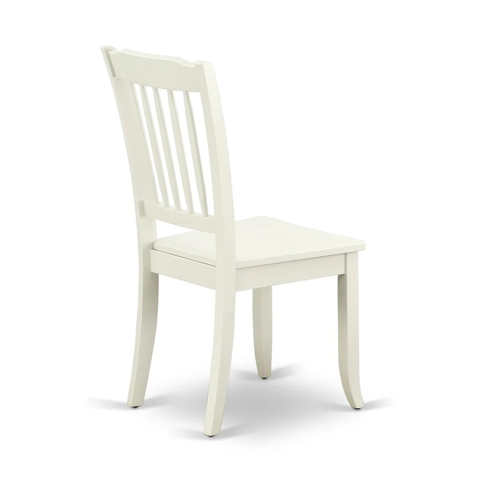 Dining Chair Linen White, DAC-LWH-W. Picture 5