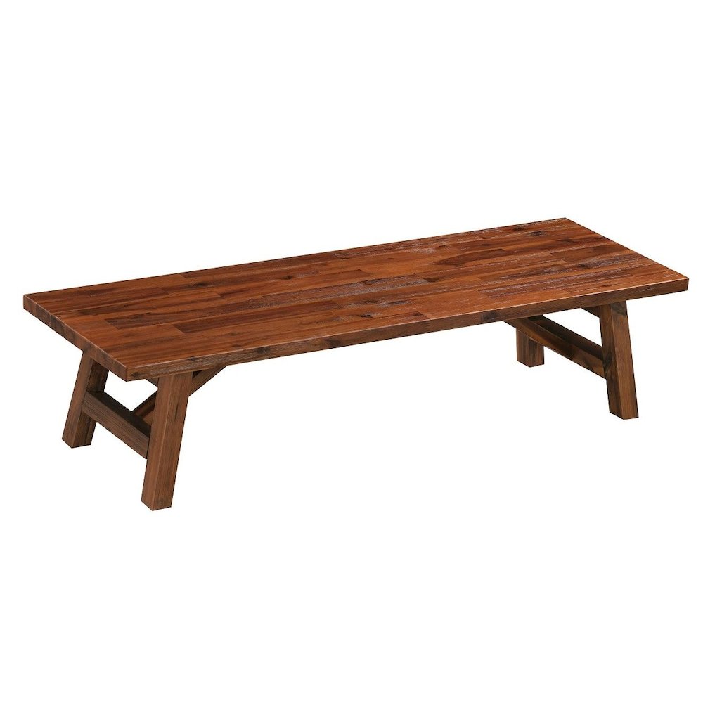 Rasmus Accent Plant Table - Chestnut Wire-Brush Finish. Picture 1