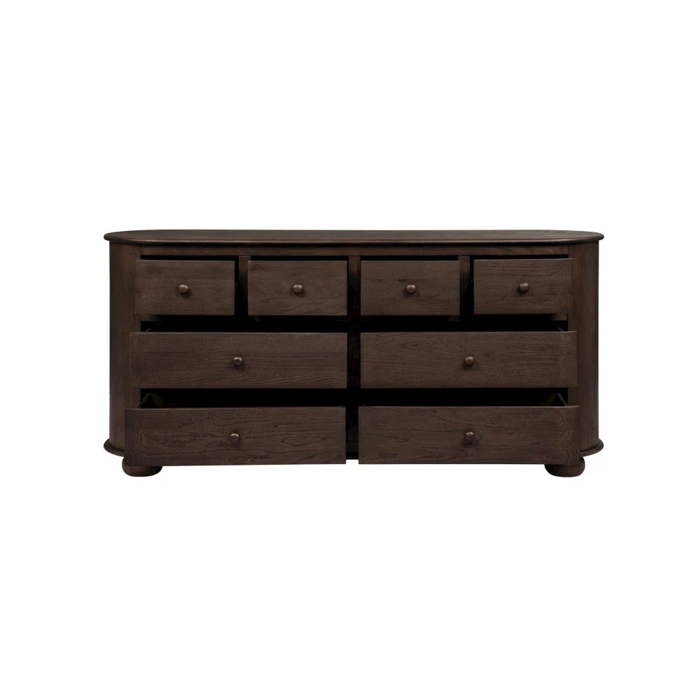 Astrid 8-Drawer Dresser In Appalachian Brown. Picture 6