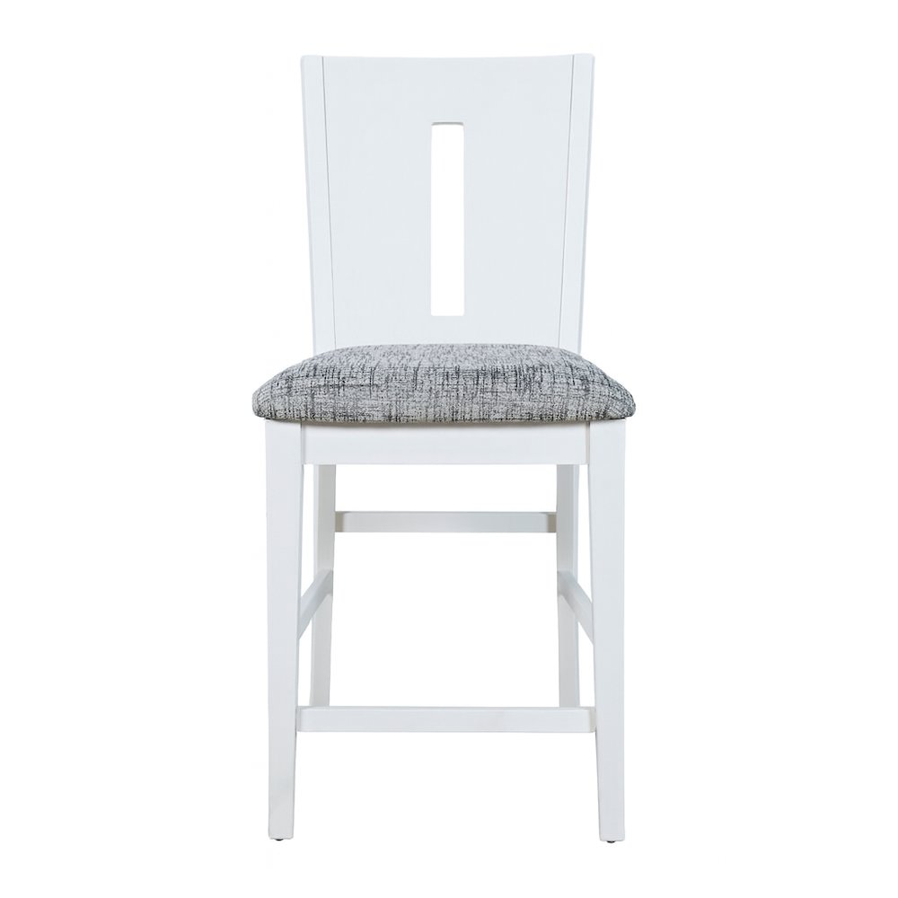 Urban Icon Contemporary Slotback Upholstered Counter Stool (Set of 2). Picture 2