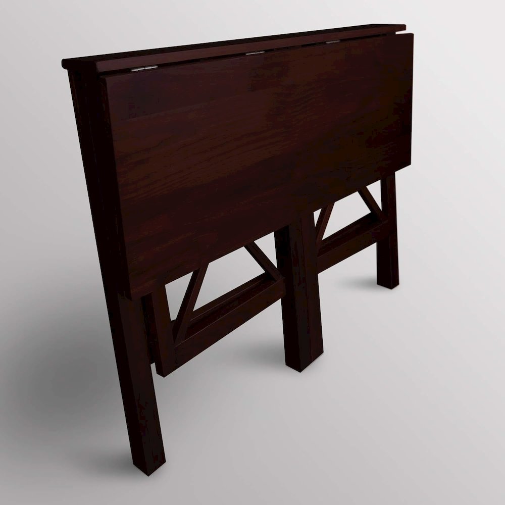 Montego Folding Desk with Pull-Out-Espresso. Picture 4
