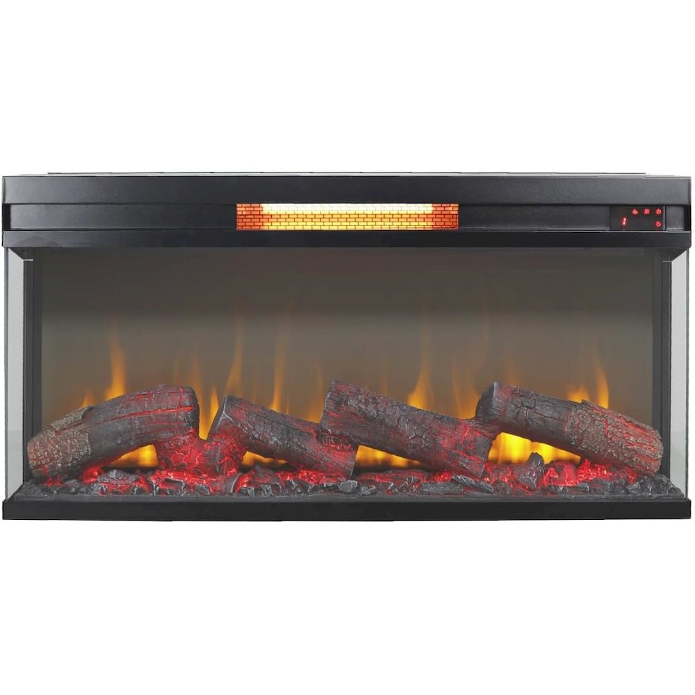 36" Panoramic Log Fireplace Insert. Picture 1