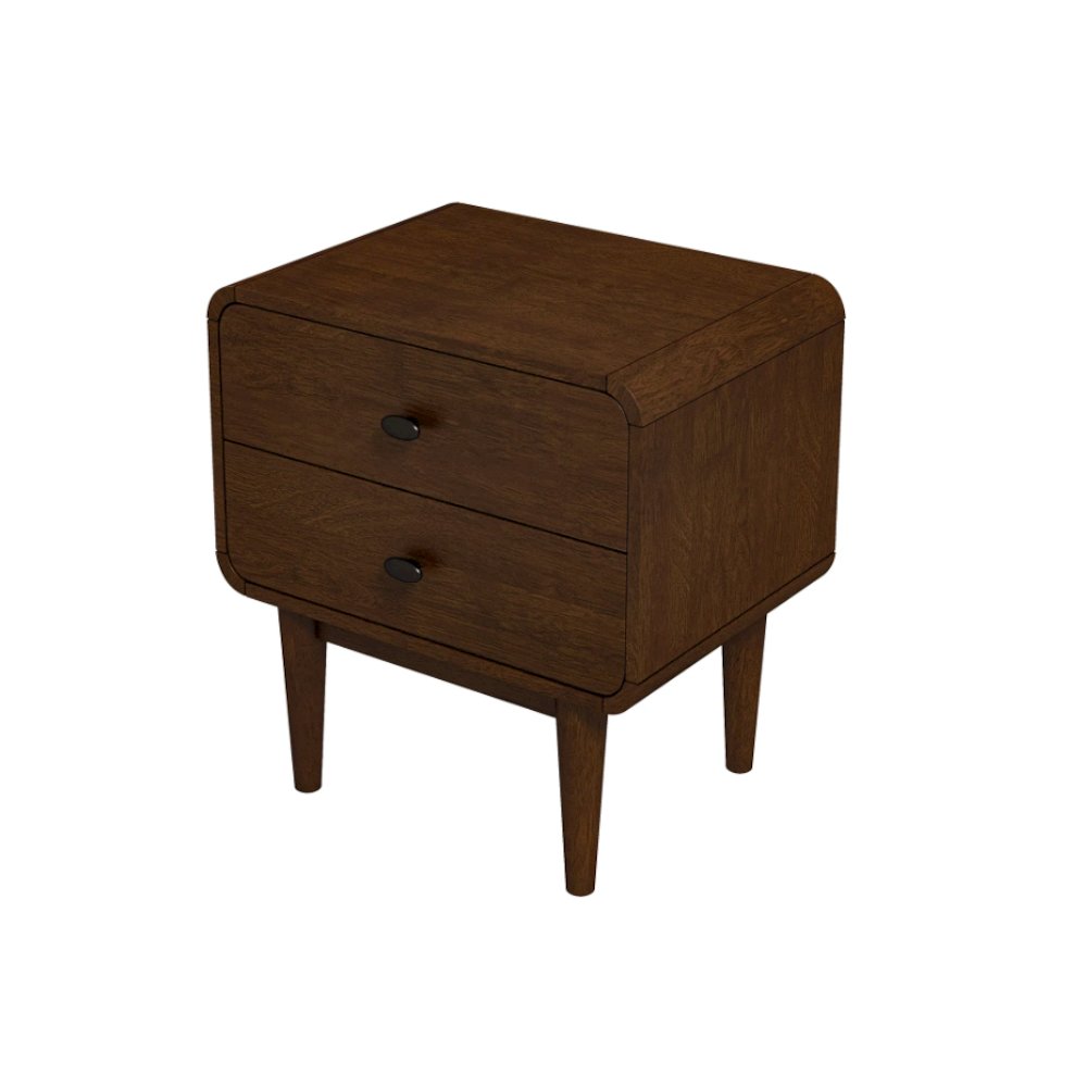 Alexa Mid Century Modern Style Night Stand. Picture 1