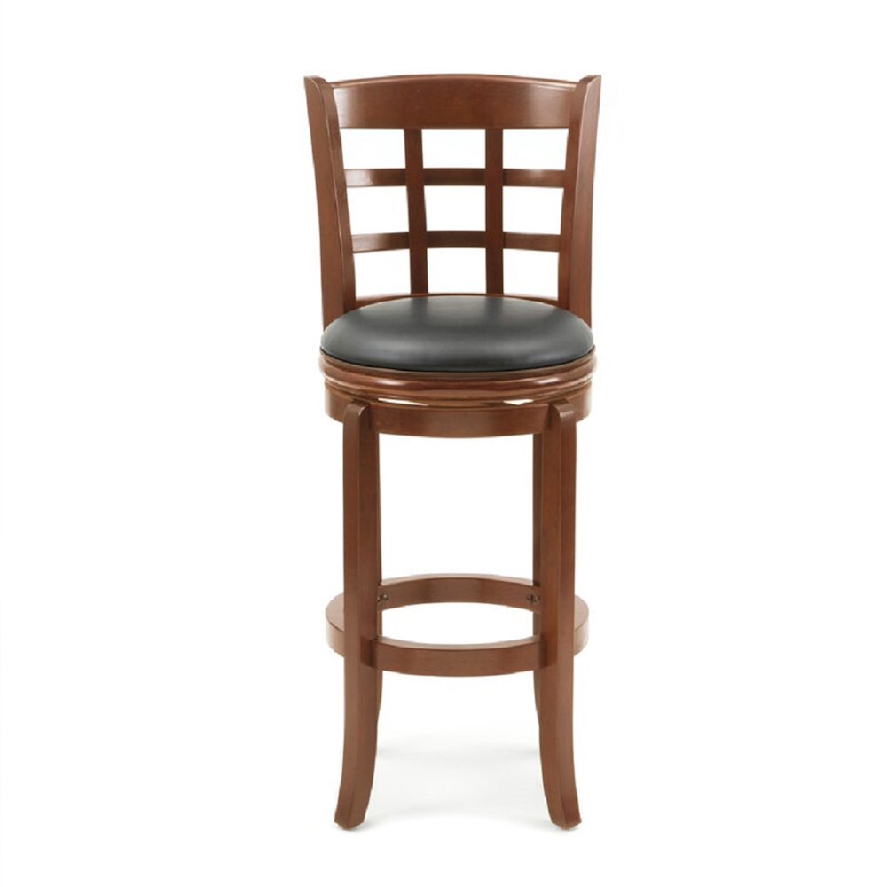 Kyoto Swivel Bar Stool - Cherry. Picture 3