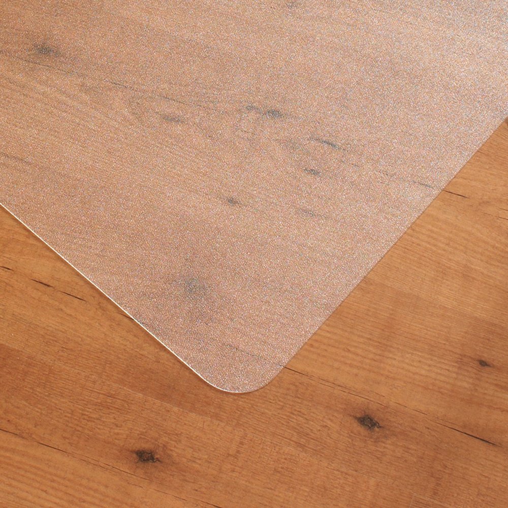 Cleartex Enhanced Polymer Lipped Chair Mat for Hard Floors - 48" x 51". Picture 3