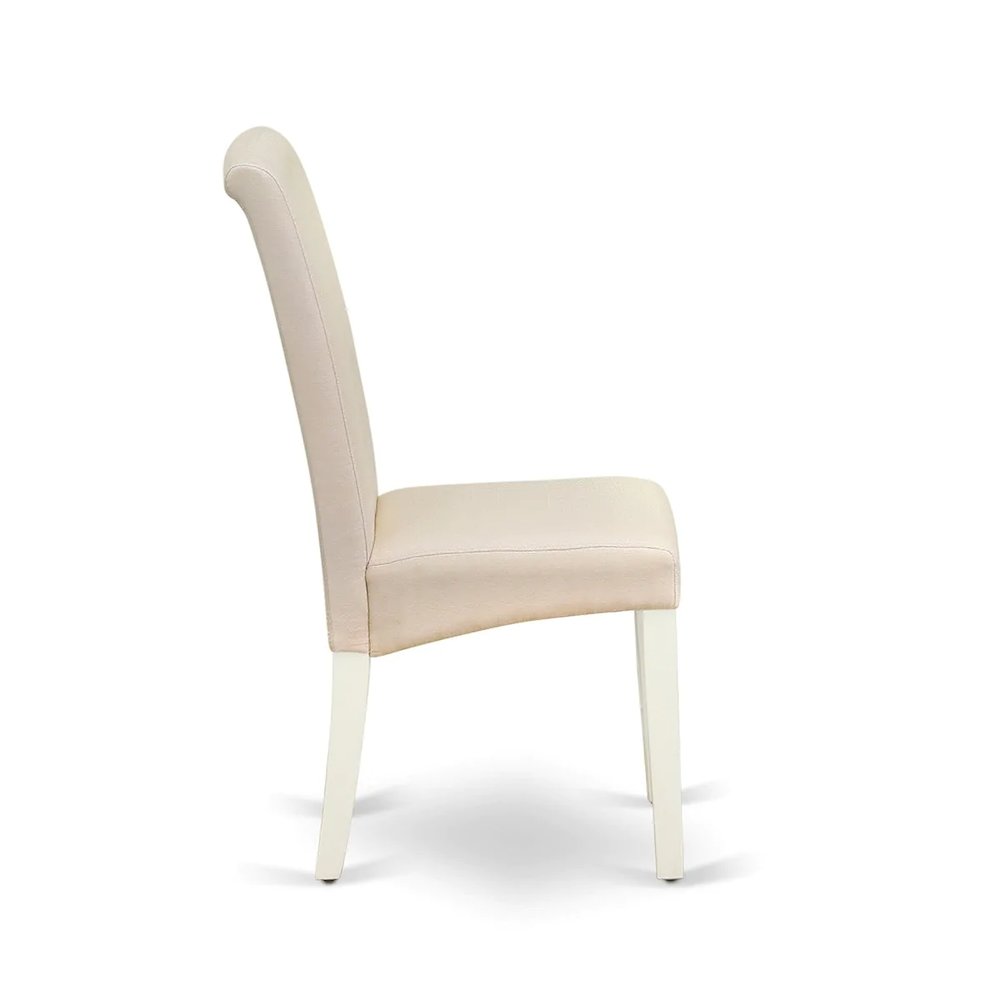 Dining Room Set Linen White, ANBA5-LWH-01. Picture 4