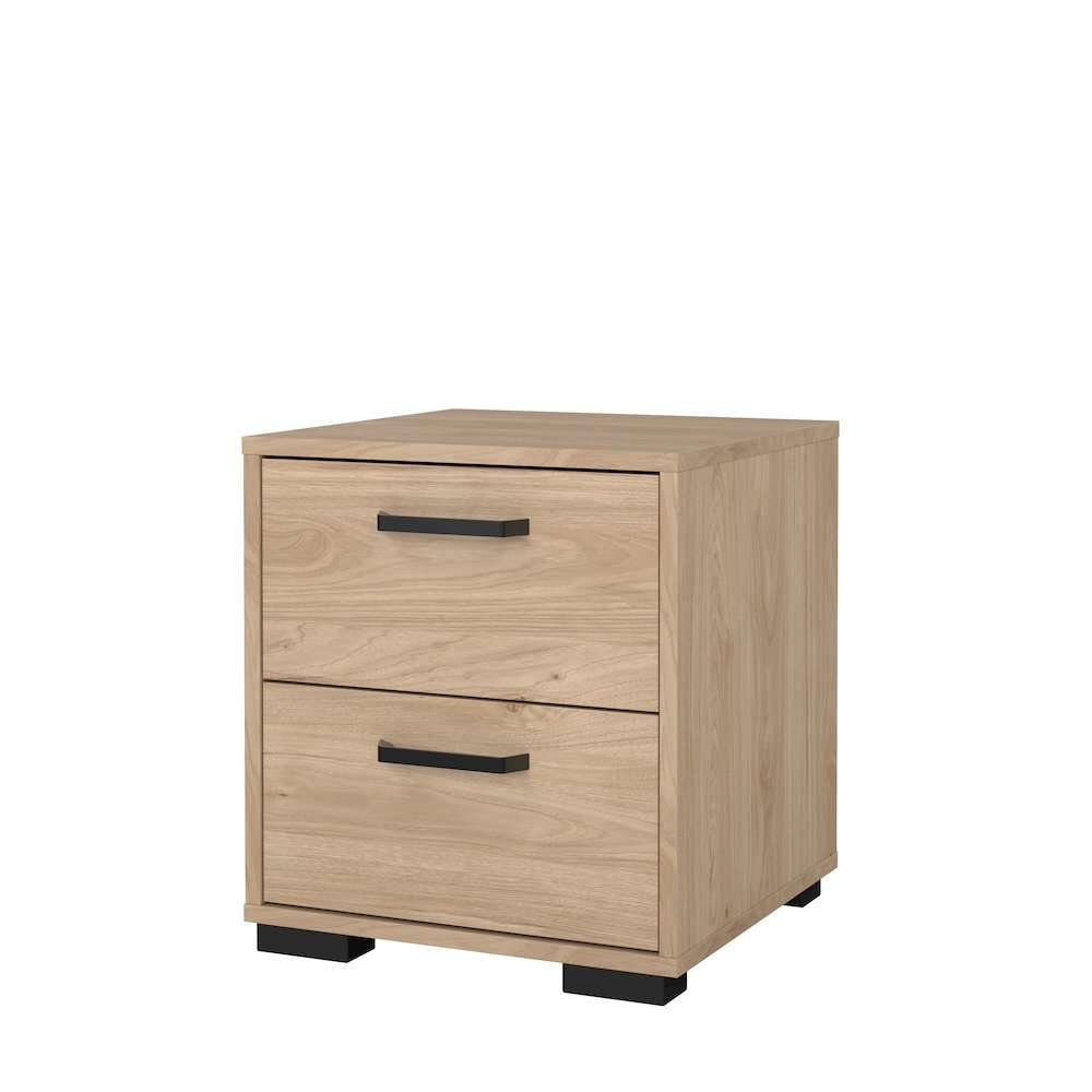Sofia 2 Drawer Nightstand, Jackson Hickory. Picture 3