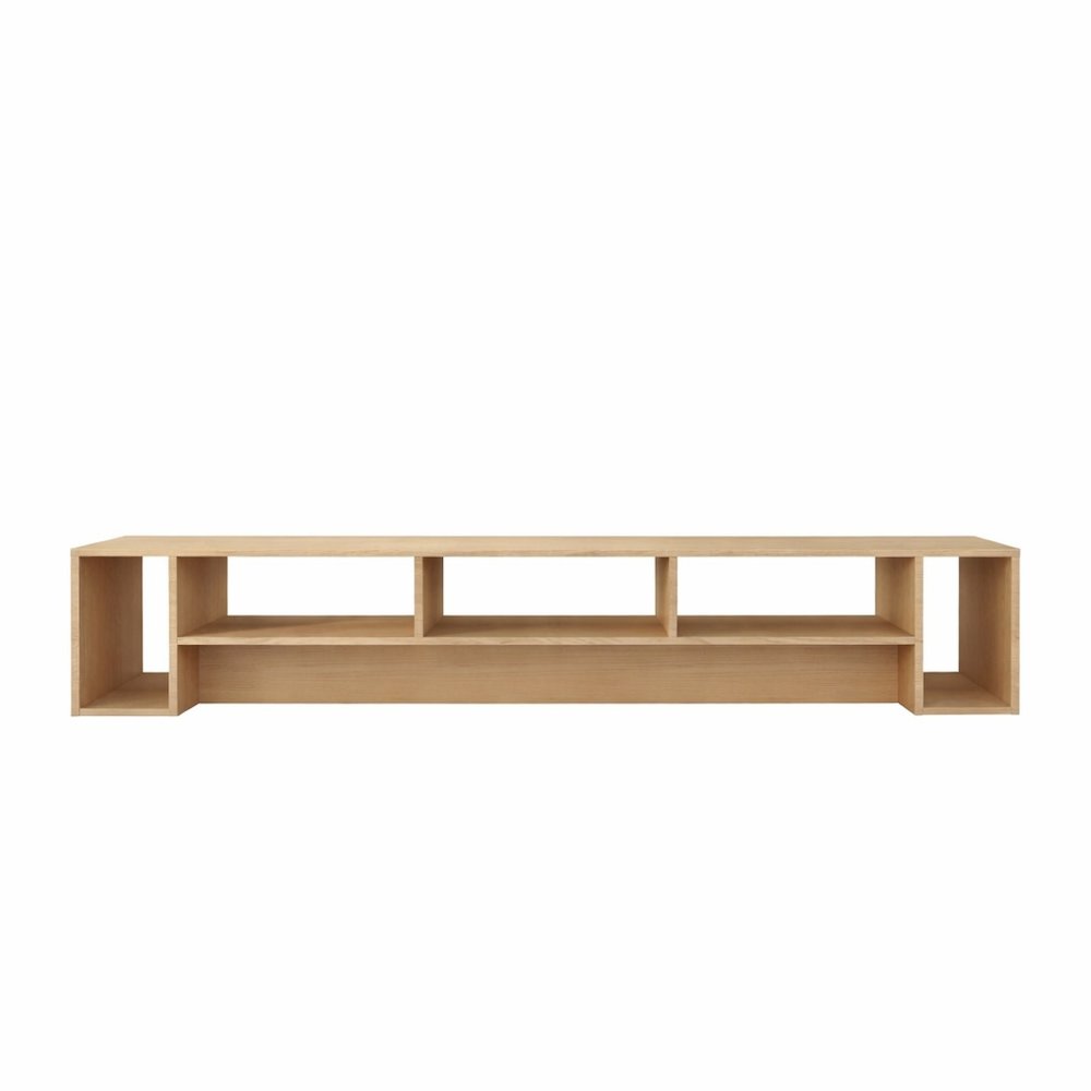 72-Inch Tv Stand, Natural Maple. Picture 1
