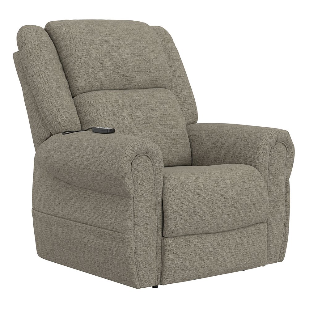 Paradise Power Lift Lay Flat Recliner with Power Headrest in Balsam color. Picture 1