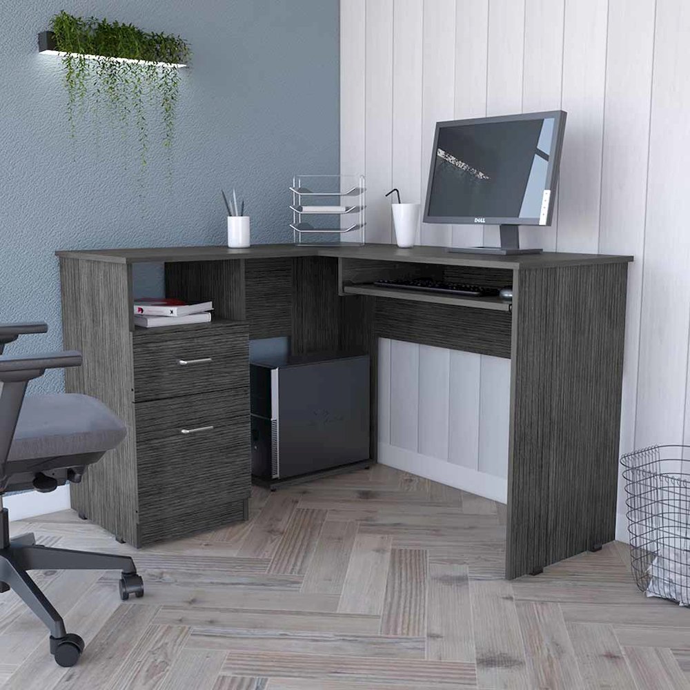 Mix Desk Smokey Oak MDF. Picture 3