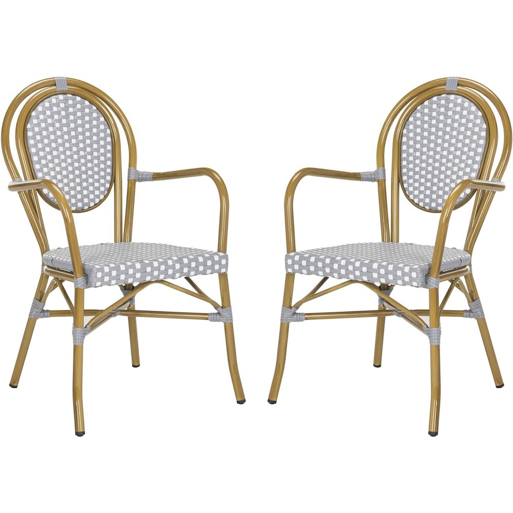 Rosen French Bistro Stacking Arm Chair. Picture 1