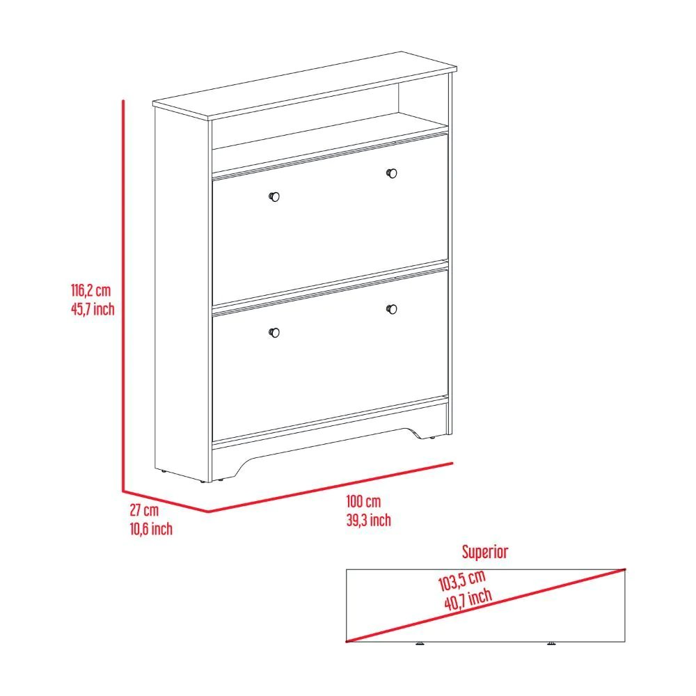 DEPOT E-SHOP Wayne Shoe Rack DE-ZLB7107. Picture 7