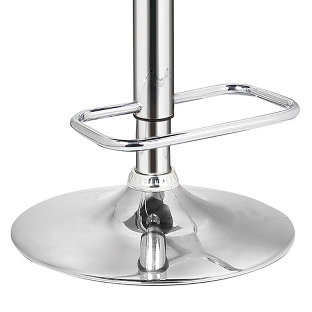Bentwood Contemporary Modern Stylish Wood Back Adjustable Swivel Bar Stool. Picture 3