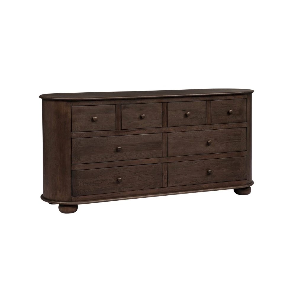 Astrid 8-Drawer Dresser In Appalachian Brown. Picture 1