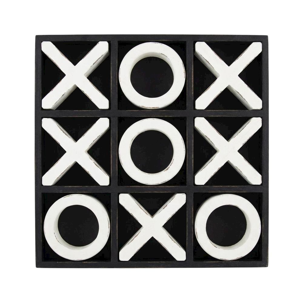 Wooden Tic-Tac-Toe Game. Picture 1