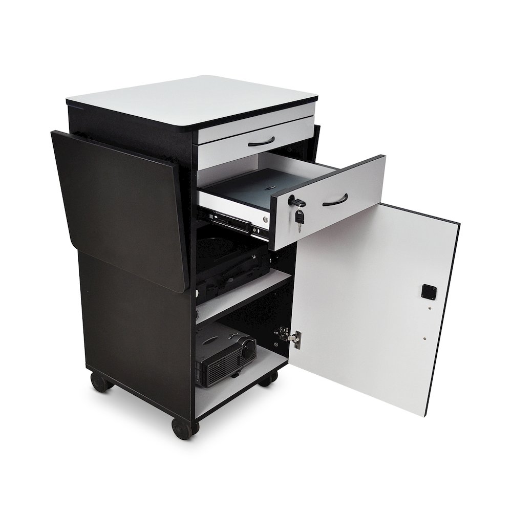 38" Wood Multimedia Workstation. Picture 2