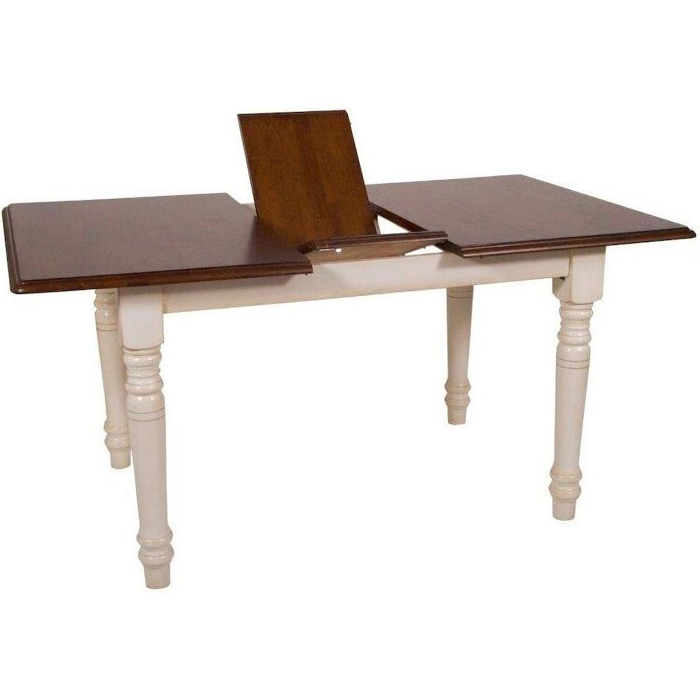 Andrews 48-60" Rectangular Extendable Butterfly Leaf Dining Table. Picture 2