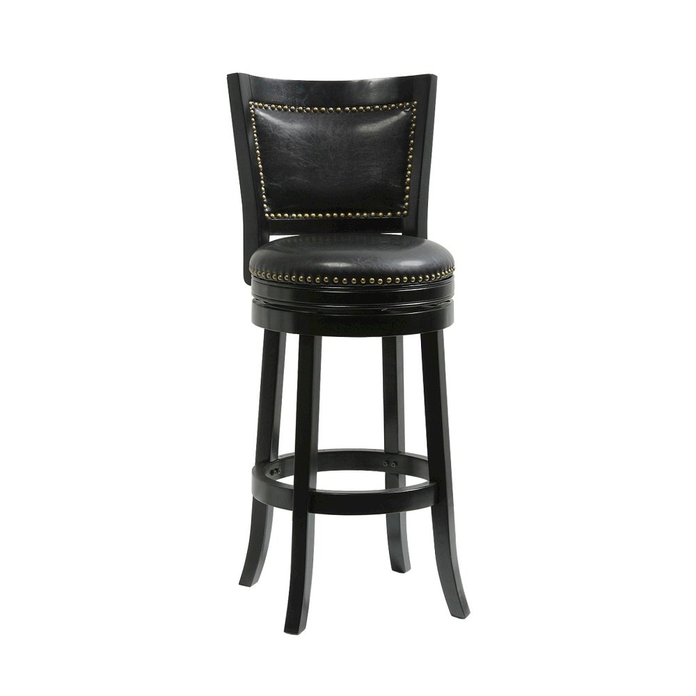 Bristol Swivel Bar Stool - Black. Picture 1