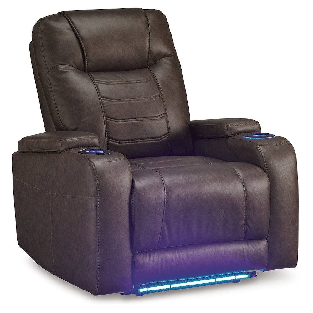 Regenerator Dual Power Lift Assist Zero Gravity Recliners in Umber color. Picture 1