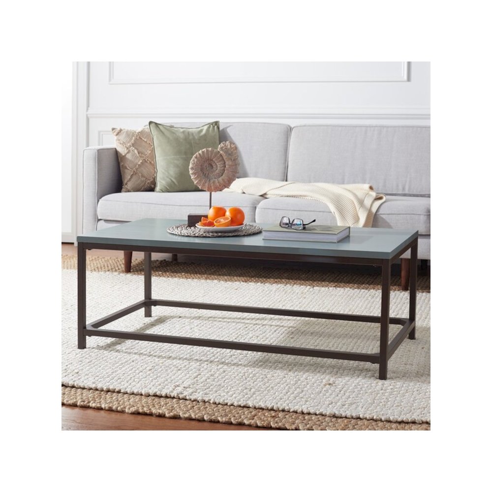 Alec Coffee Table, Barn Blue. Picture 3