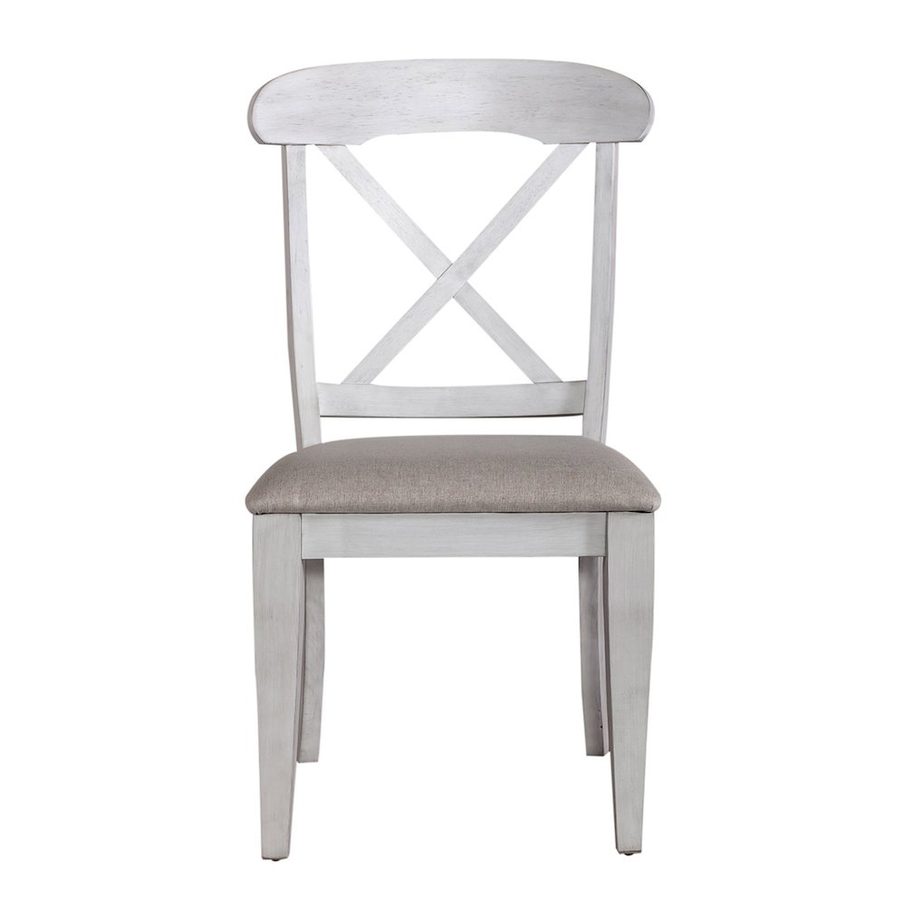 Uph X Back Side Chair (RTA) - Set of 2 in Rubberwood Solids w/ Pine Veneers. Picture 6