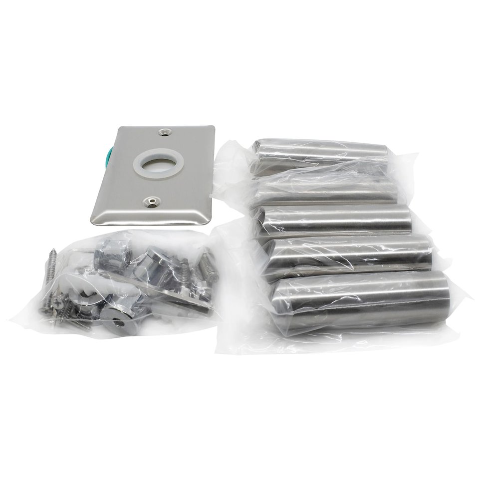 Radiant Square Bracket Pack - Brushed. Picture 1