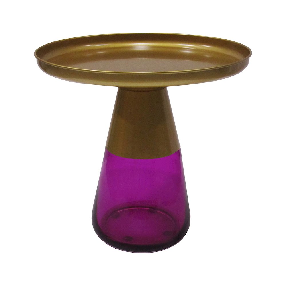 Kent End Table Pink Base. Picture 1