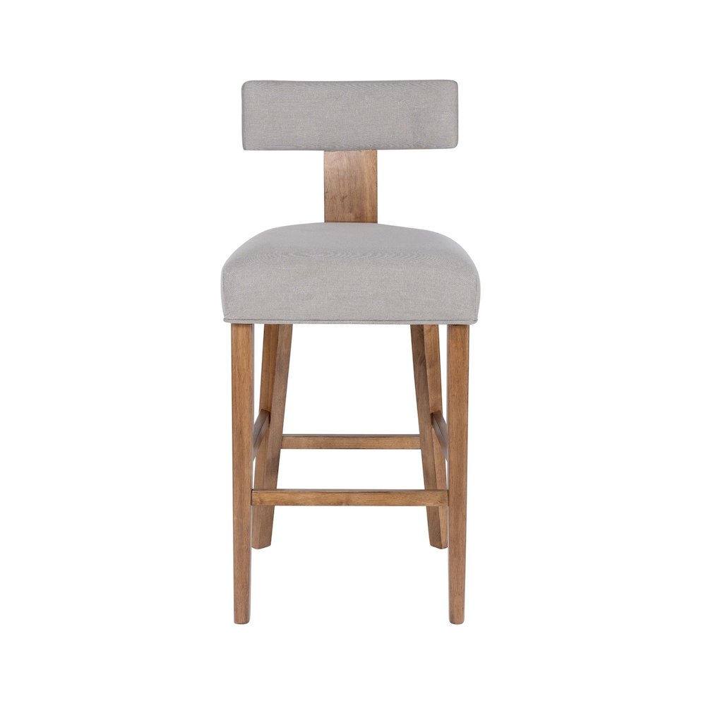 Thalia T-Back Bar Stool with Fully Upholstered Cushion. Picture 9