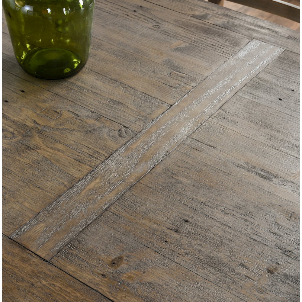 Quincy Reclaimed Pine Extension 84"-114" Dining Table. Picture 2