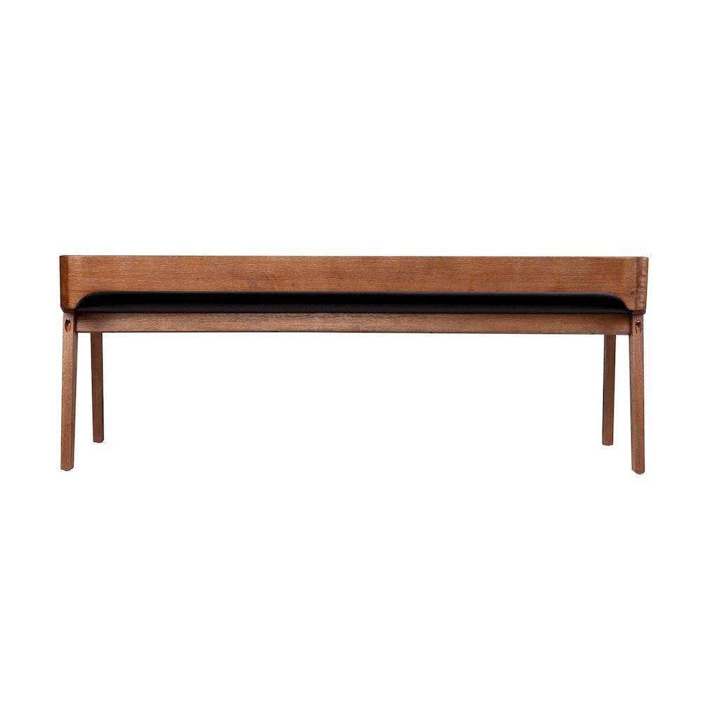 Rasmus Dining Bench - Chestnut Wire-Brush Finish. Picture 1