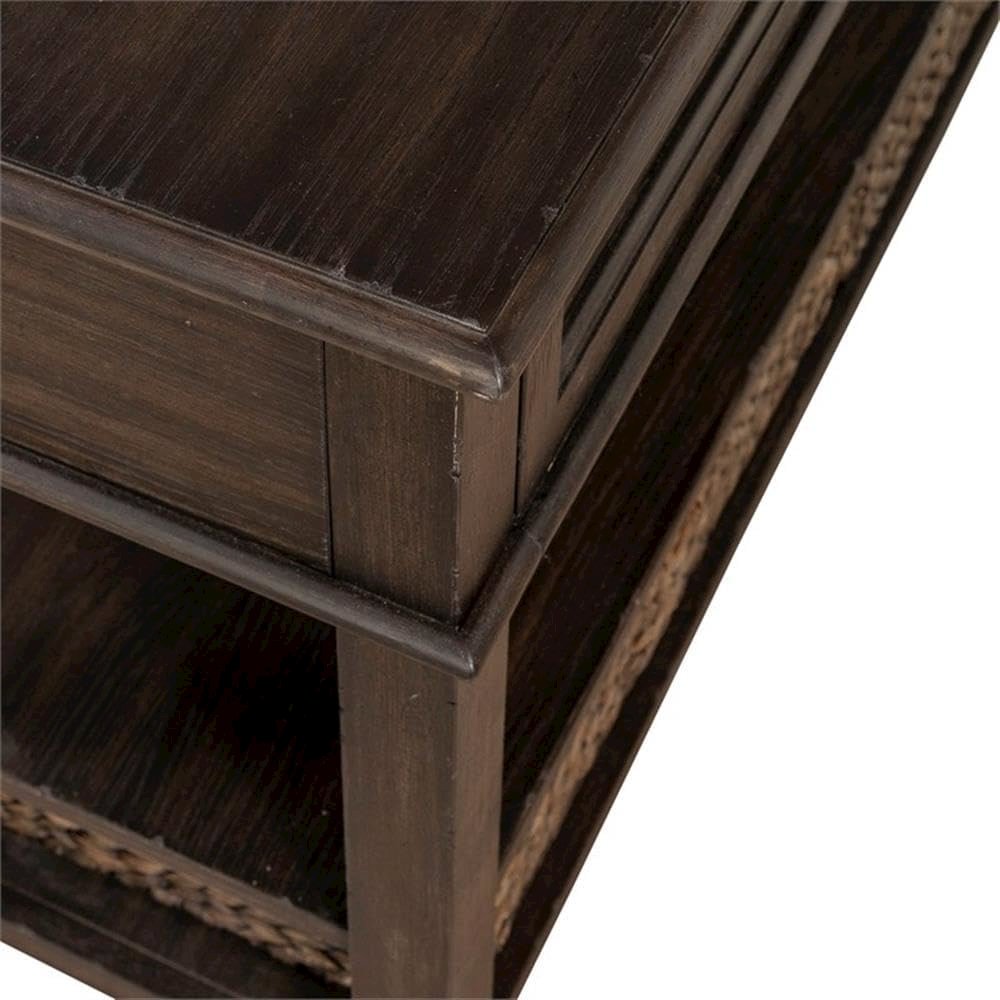 Mill Creek 2 Drawer Sofa Table in Peppercorn. Picture 4