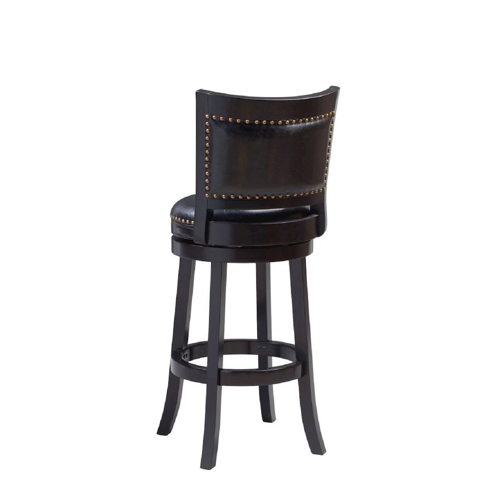 Bristol Swivel Bar Stool - Black. Picture 4