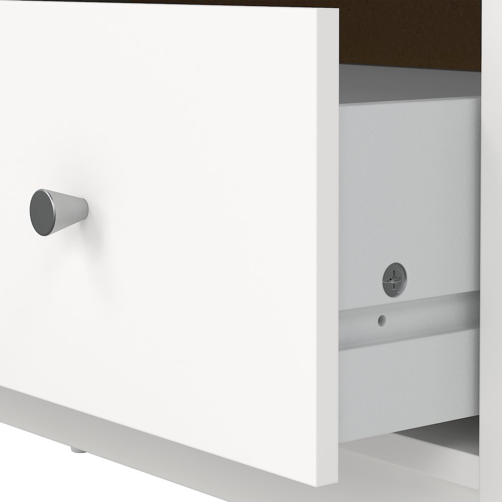 3-Piece Bedroom Set - 6 Drawer Double Dresser And Nightstand Set Of 2. Picture 3