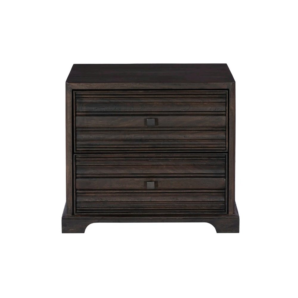 Carmenita 2-Drawer Might Night Stand - Rich Umber. Picture 1