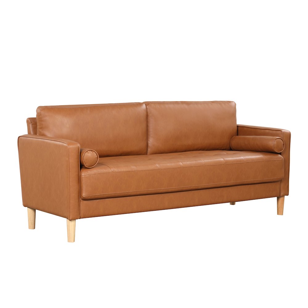 Langford Sofa Caramel PU. Picture 1