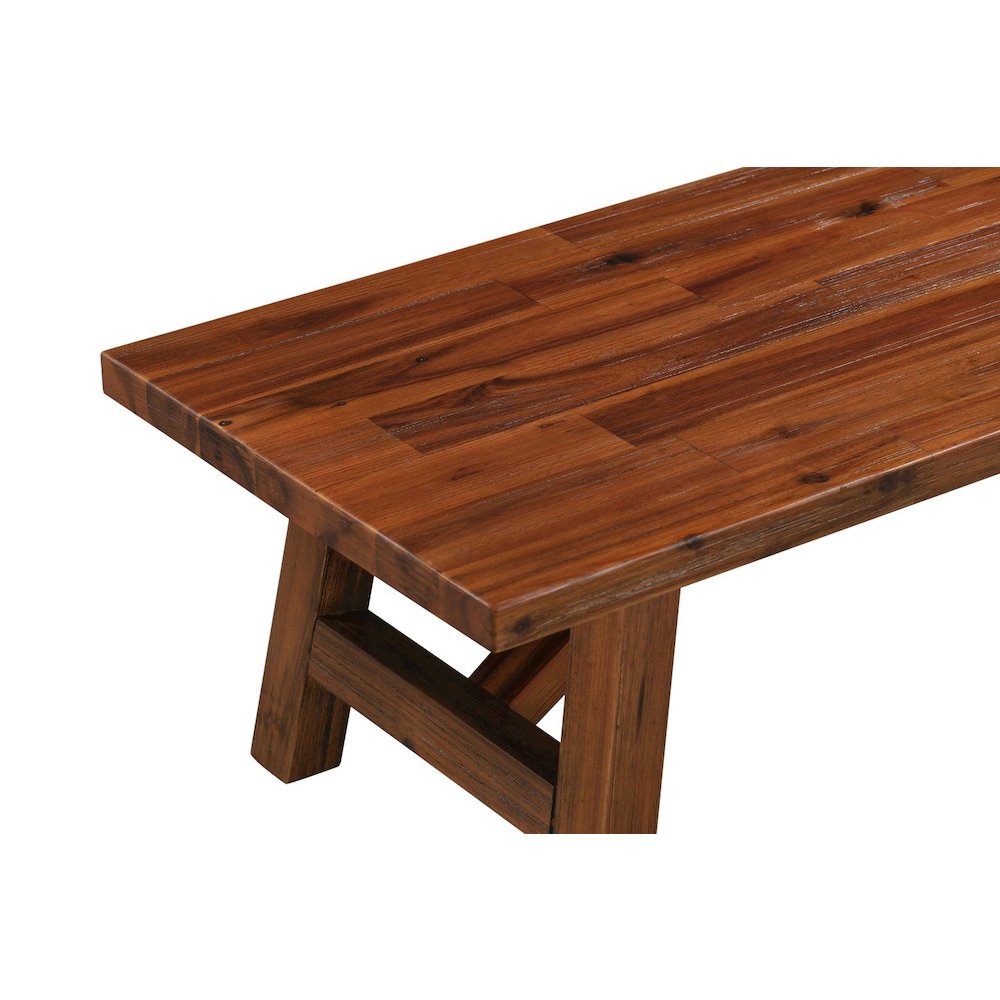 Rasmus Accent Plant Table - Chestnut Wire-Brush Finish. Picture 3