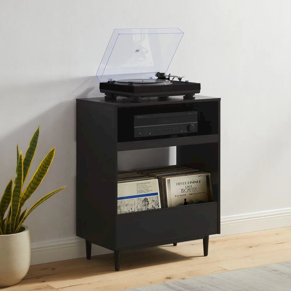 Liam Record Player Stand With Vinyl Storage. Picture 8