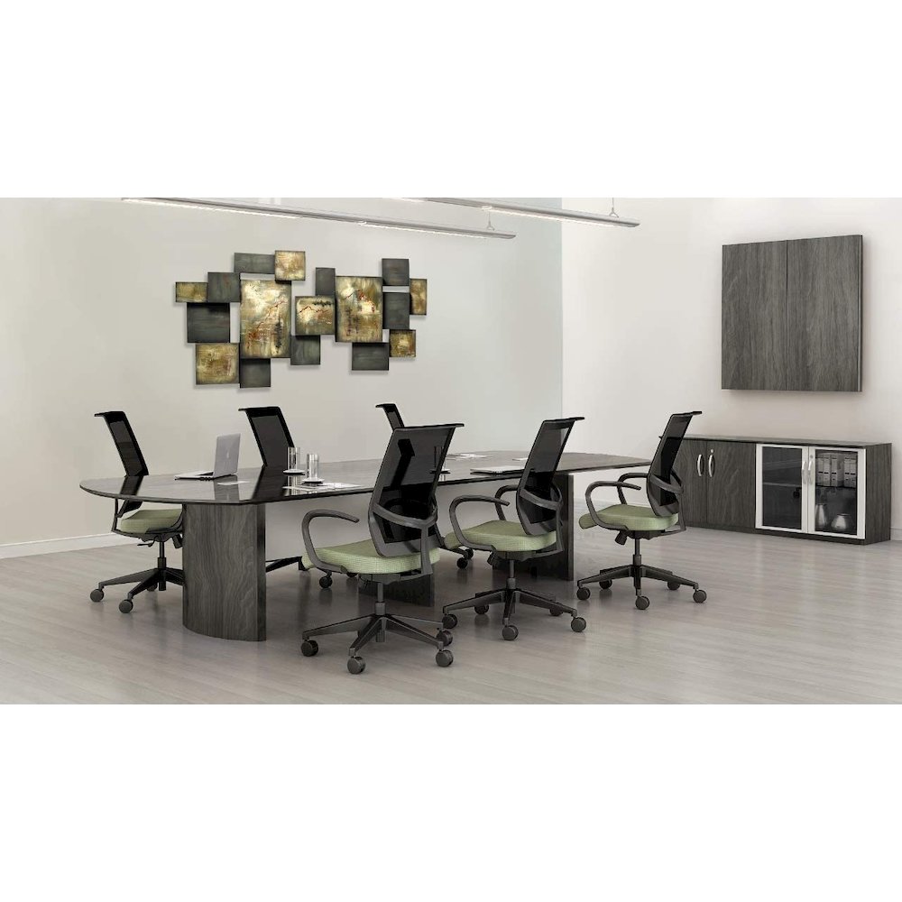 Medina Conference Table (10'), Gray Steel. Picture 5