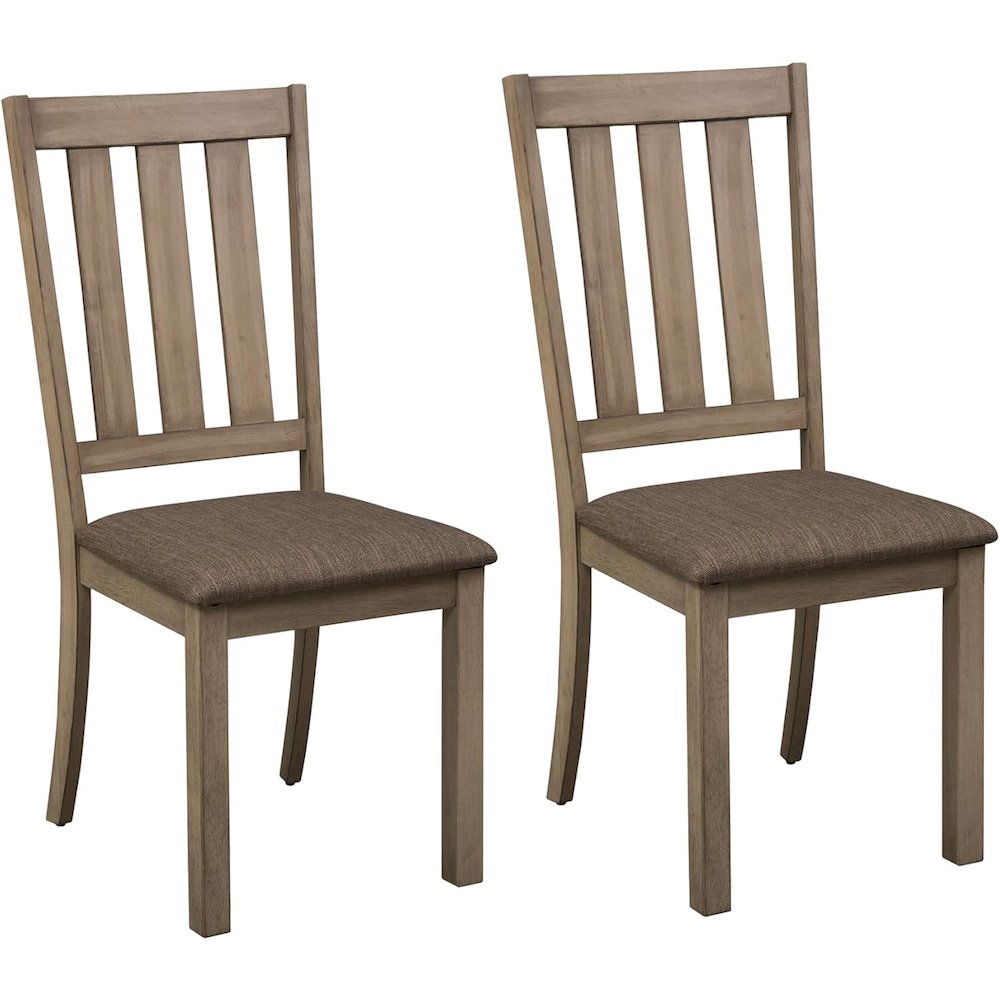Sun Valley Slat Back Side Chair (RTA)-Set of 2 in Sandstone. Picture 1