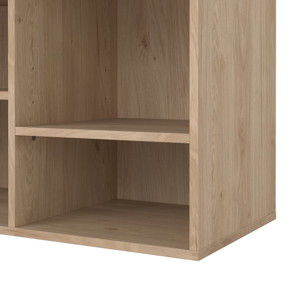 Hyper 6 Cubby Bench, Jackson Hickory. Picture 6