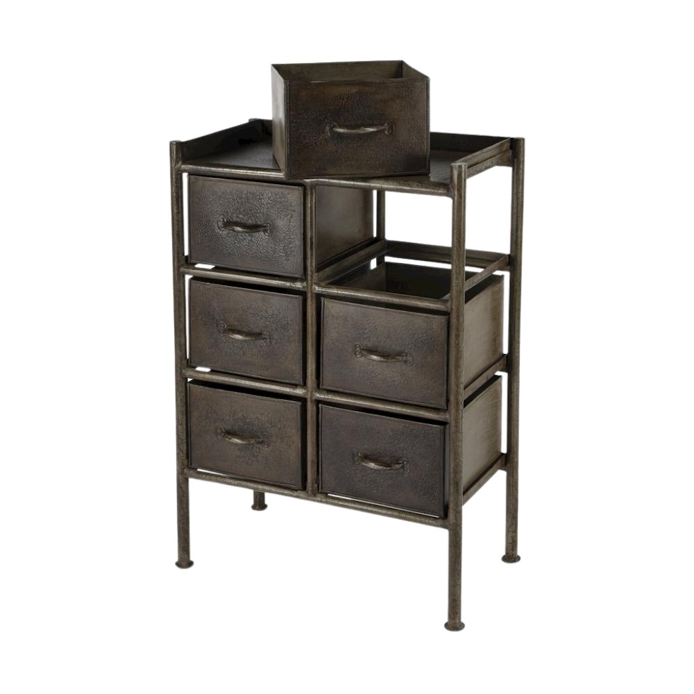 Iron Short Dresser – 6 Drawer Dresser for Closet and Bedroom Use. Picture 7