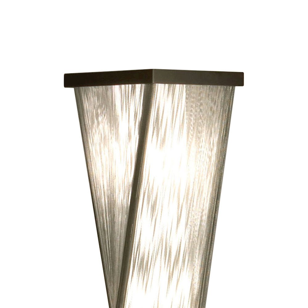 Torque Tall Base Accent Floor Lamp - 54", Espresso Wood finish. Picture 2
