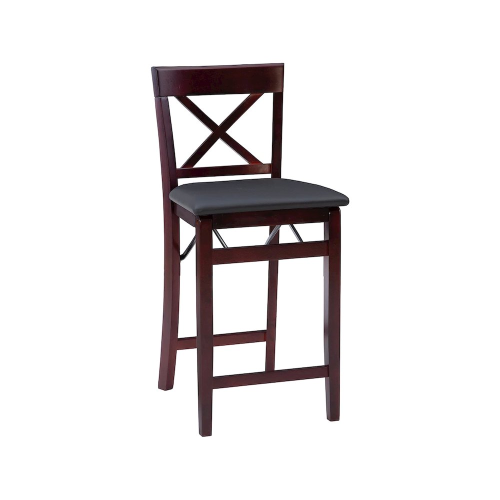 Triena 24 In X Back Folding Counter Stool. Picture 1