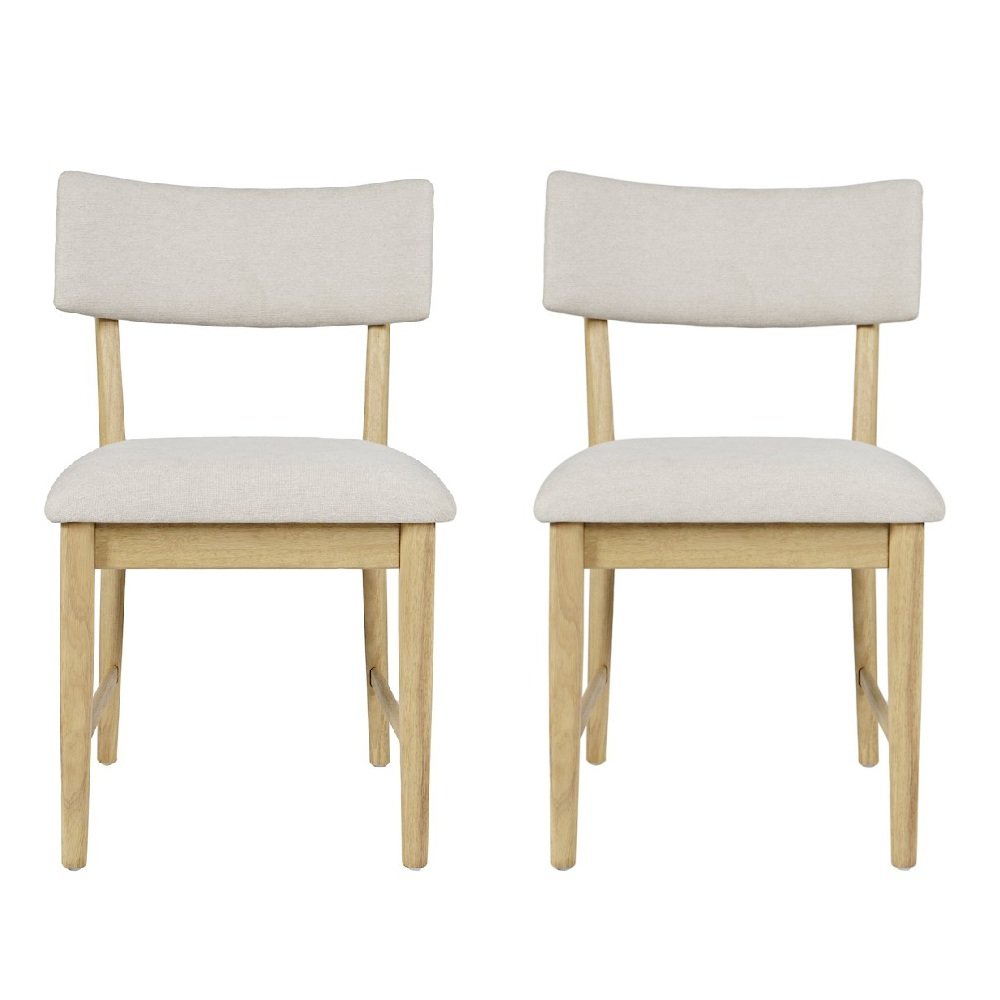 Beck Contemporary Upholstered Split Back Dining Chair (Set of 2). Picture 1