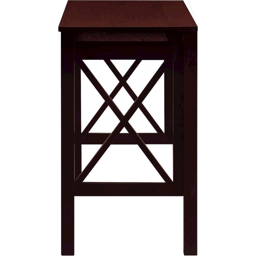 Montego Folding Desk with Pull-Out-Espresso. Picture 3