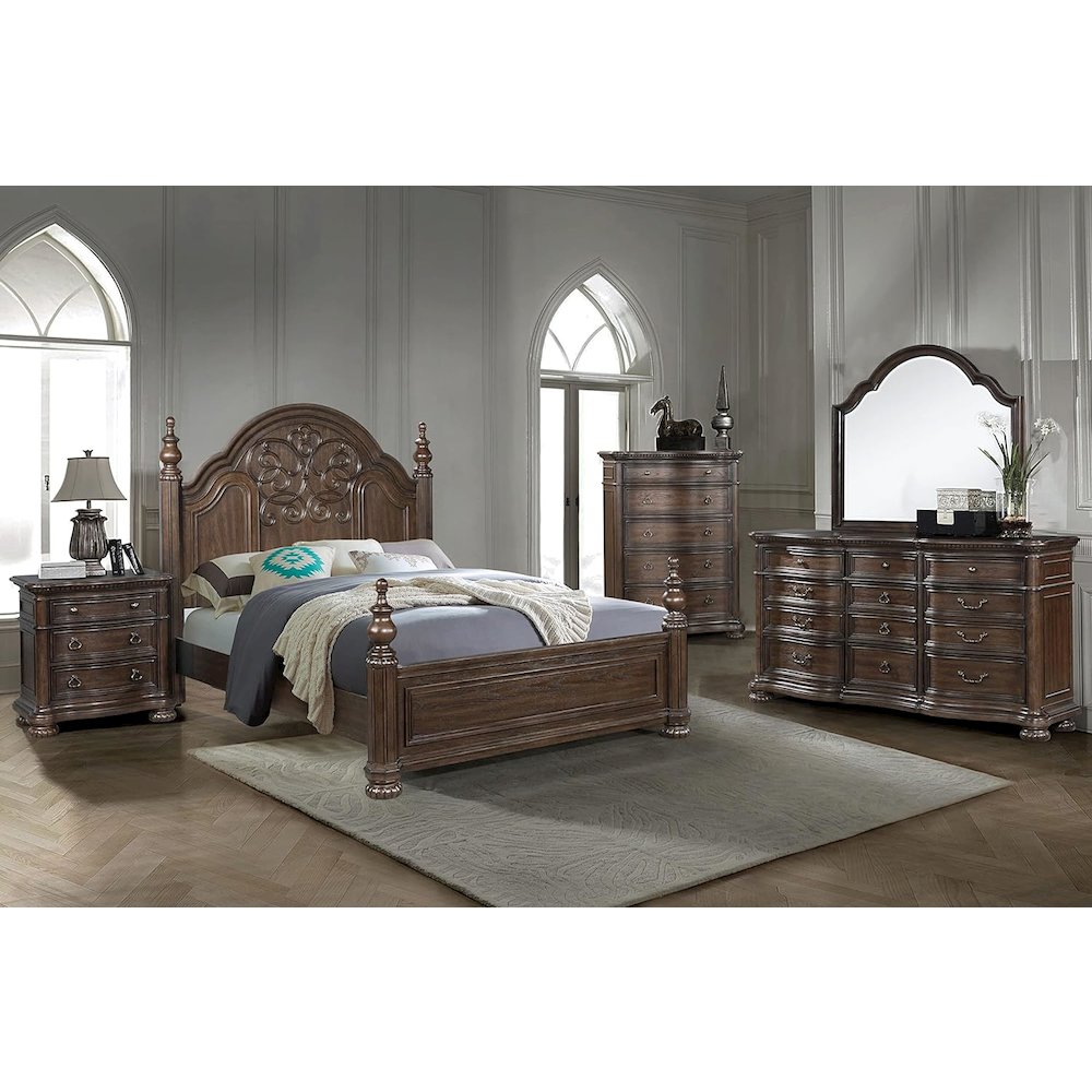 Tuscany King Panel Bed. Picture 2