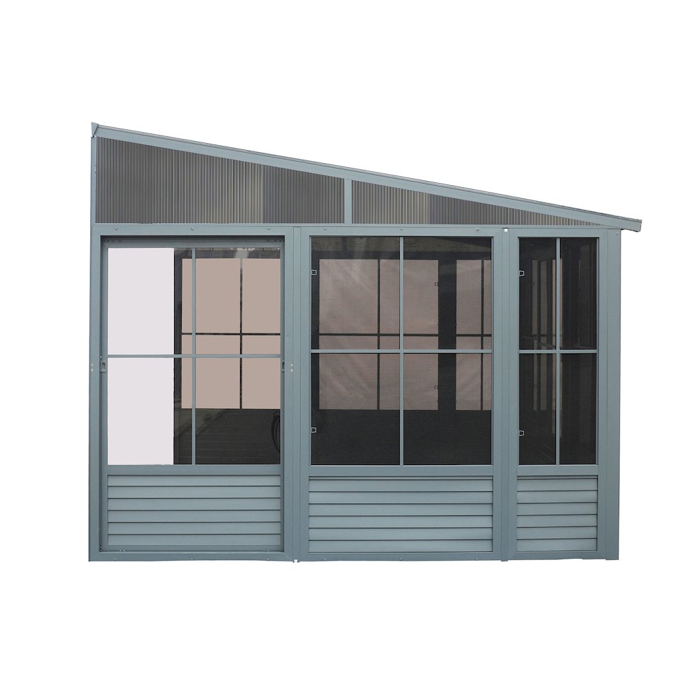 Florence Add-A-Room with Metal Roof 10 Ft. x 16 Ft. in Slate. Picture 2