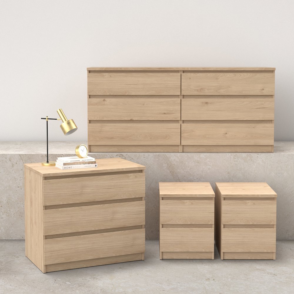Scottsdale 4-Piece Bedroom Set, Jackson Hickory. Picture 2